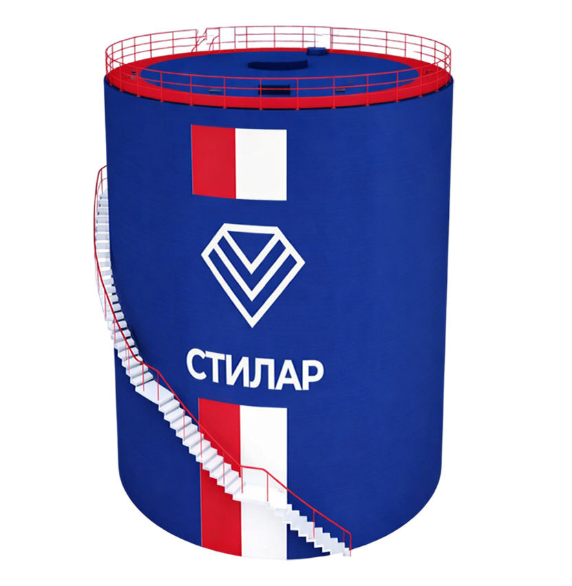 Цельносварной резервуар РВС для ГСМ 40 м³ от завода-производителя